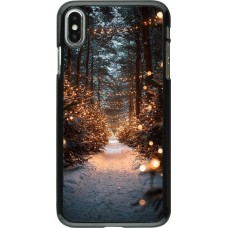 iPhone Xs Max Case Hülle - Winter 25 Winter snowy road