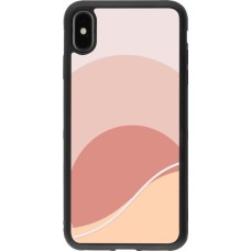 iPhone Xs Max Case Hülle - Silikon schwarz Autumn 22 abstract sunrise