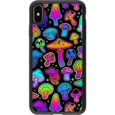 iPhone Xs Max Case Hülle - Silikon schwarz Autumn 2024 magic mushrooms