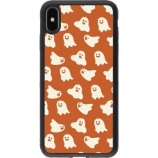 Coque iPhone Xs Max - Silicone rigide noir Autumn 2024 mini ghosts