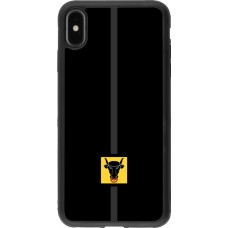 iPhone Xs Max Case Hülle - Silikon schwarz Kanton UR schwarz