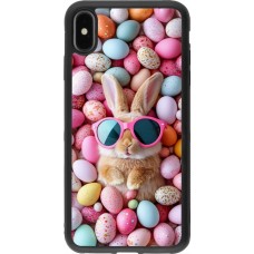 iPhone Xs Max Case Hülle - Silikon schwarz Easter 2026 Rabbit fun
