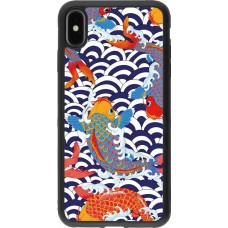 iPhone Xs Max Case Hülle - Silikon schwarz Easter 2023 japanese fish