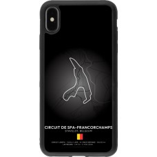 iPhone Xs Max Case Hülle - Silikon schwarz F1 Track 2025 Belgium