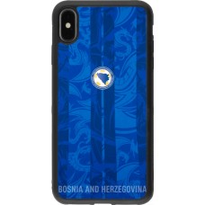 iPhone Xs Max Case Hülle - Silikon schwarz Bosnien und Herzegowina 2026 personalisierbares Fussballtrikot