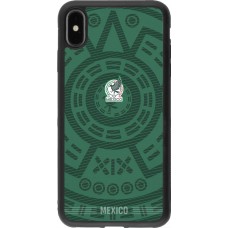 iPhone Xs Max Case Hülle - Silikon schwarz Mexiko 2026 personalisierbares Fussballtrikot
