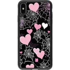 iPhone Xs Max Case Hülle - Silikon schwarz Halloween 2024 girly