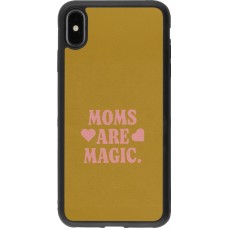 iPhone Xs Max Case Hülle - Silikon schwarz Mom 2026 Are Magic