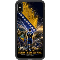 iPhone Xs Max Case Hülle - Silikon schwarz Fussball Bosnien und Herzegowina splash 2026