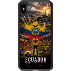 iPhone Xs Max Case Hülle - Silikon schwarz Fussball Ecuador splash 2026