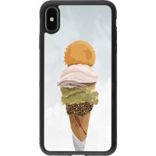 iPhone Xs Max Case Hülle - Silikon schwarz Summer 2025 Cornet