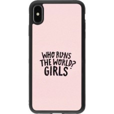 Coque iPhone Xs Max - Silicone rigide noir Womens day 2026 3