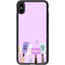 Coque iPhone Xs Max - Silicone rigide noir Womens day 2026 9