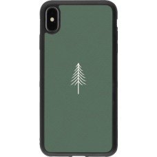 iPhone Xs Max Case Hülle - Silikon schwarz Christmas 22 minimalist tree