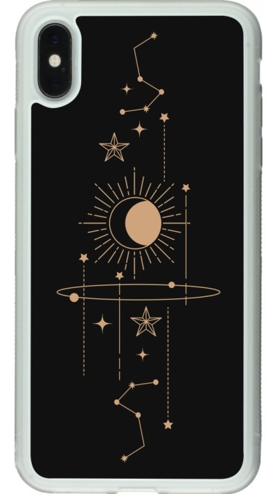 Coque iPhone Xs Max - Silicone rigide transparent Spring 23 astro