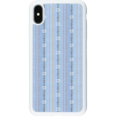 Coque iPhone Xs Max - Silicone rigide blanc Edel- Weiss
