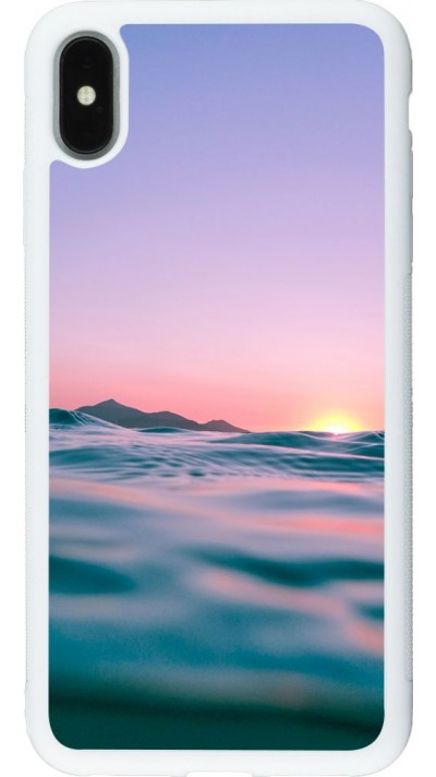 Coque iPhone Xs Max - Silicone rigide blanc Summer 2021 12