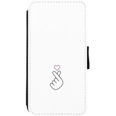 Coque iPhone Xs Max - Wallet noir Valentine 2024 heart by Millennials