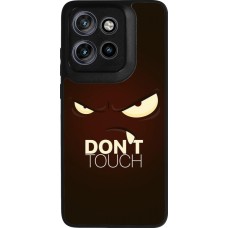 Coque Motorola Moto S50 - Silicone rigide noir Angry Dont Touch