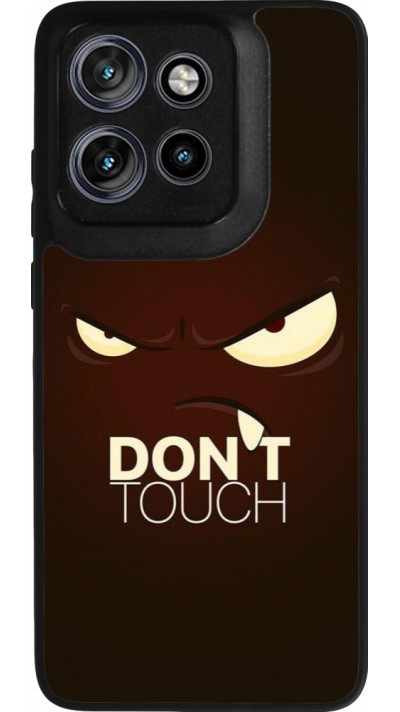 Coque Motorola Moto S50 - Silicone rigide noir Angry Dont Touch