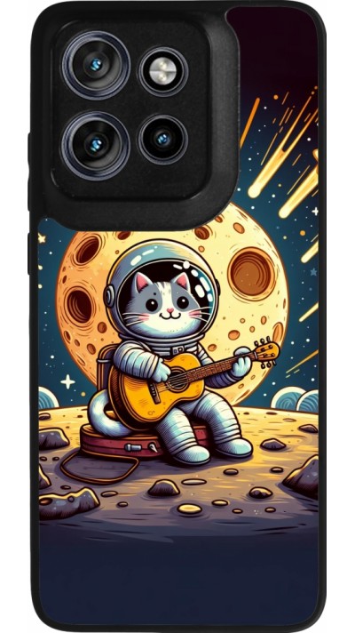 Coque Motorola Moto S50 - Silicone rigide noir AstroCat RockLune