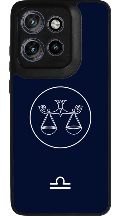 Motorola Moto S50 Case Hülle - Silikon schwarz Astrologie Waage
