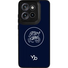 Coque Motorola Moto S50 - Silicone rigide noir Astrologie Capricorne