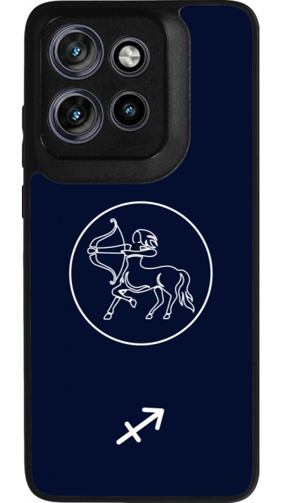 Motorola Moto S50 Case Hülle - Silikon schwarz Astrologie Schütze