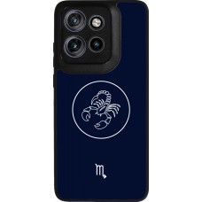 Coque Motorola Moto S50 - Silicone rigide noir Astrologie Scorpion