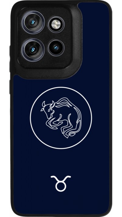 Motorola Moto S50 Case Hülle - Silikon schwarz Astrologie Stier