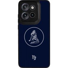 Coque Motorola Moto S50 - Silicone rigide noir Astrologie Vierge