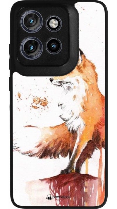 Motorola Moto S50 Case Hülle - Silikon schwarz Autumn 21 Fox