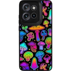 Coque Motorola Moto S50 - Silicone rigide noir Autumn 2024 magic mushrooms