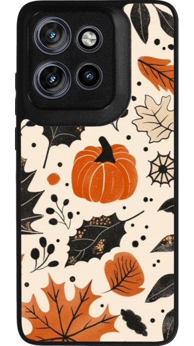 Motorola Moto S50 Case Hülle - Silikon schwarz Autumn 2024 nature