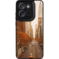 Coque Motorola Moto S50 - Silicone rigide noir Autumn 2024 New York city