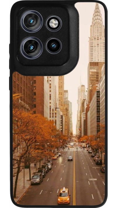 Motorola Moto S50 Case Hülle - Silikon schwarz Autumn 2024 New York city