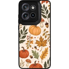 Motorola Moto S50 Case Hülle - Silikon schwarz Autumn 25 Autumn pattern