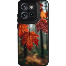 Motorola Moto S50 Case Hülle - Silikon schwarz Autumn 25 Rain