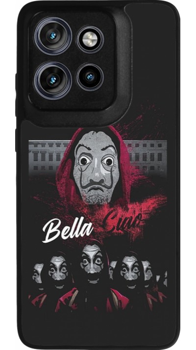 Motorola Moto S50 Case Hülle - Silikon schwarz Bella Ciao