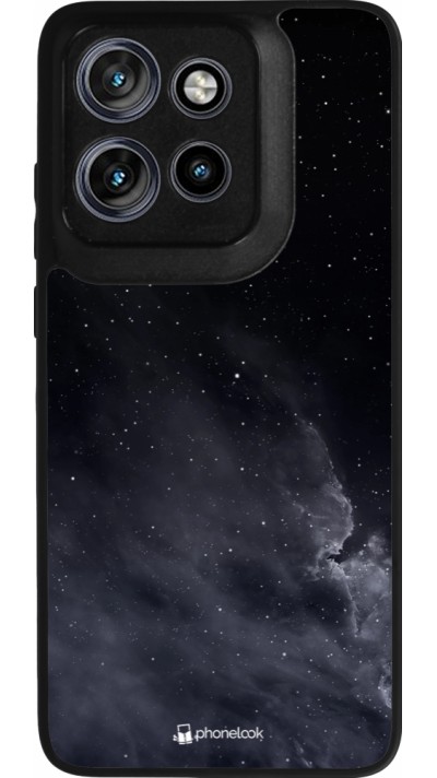 Motorola Moto S50 Case Hülle - Silikon schwarz Black Sky Clouds