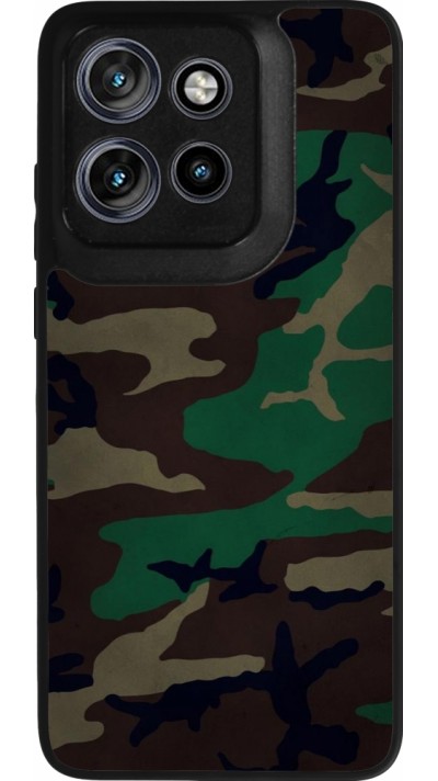 Motorola Moto S50 Case Hülle - Silikon schwarz Camouflage 3