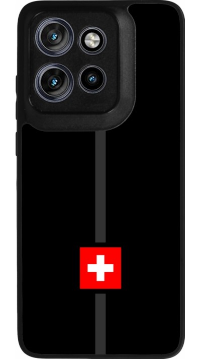 Motorola Moto S50 Case Hülle - Silikon schwarz Kanton CH schwarz