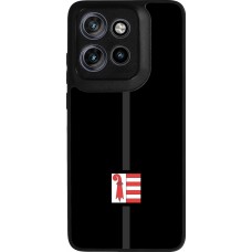 Motorola Moto S50 Case Hülle - Silikon schwarz Kanton JU schwarz