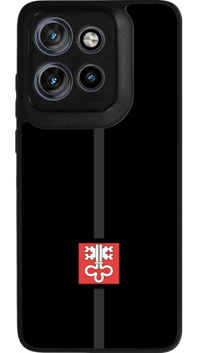 Motorola Moto S50 Case Hülle - Silikon schwarz Kanton NW schwarz