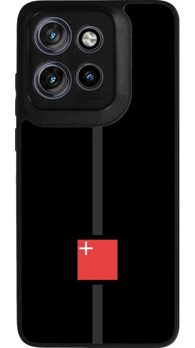 Motorola Moto S50 Case Hülle - Silikon schwarz Kanton SZ schwarz