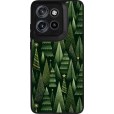 Coque Motorola Moto S50 - Silicone rigide noir Christmas 25 Pattern Xmas Tree