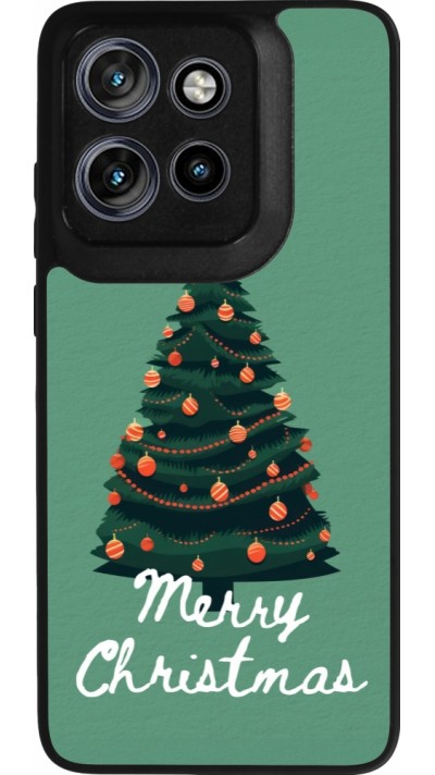 Motorola Moto S50 Case Hülle - Silikon schwarz Christmas 25 Xmas Tree