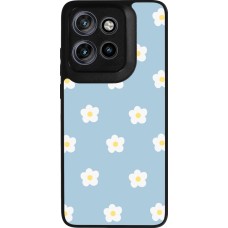 Coque Motorola Moto S50 - Silicone rigide noir Easter 2024 daisy flower