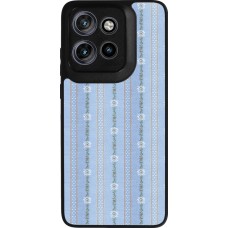 Motorola Moto S50 Case Hülle - Silikon schwarz Edelweiss