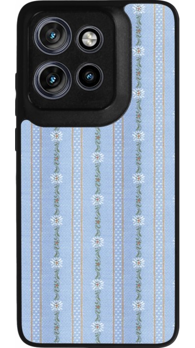 Motorola Moto S50 Case Hülle - Silikon schwarz Edelweiss